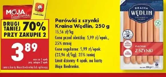 parówki z szynki