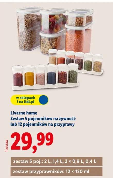 zestaw pojemników