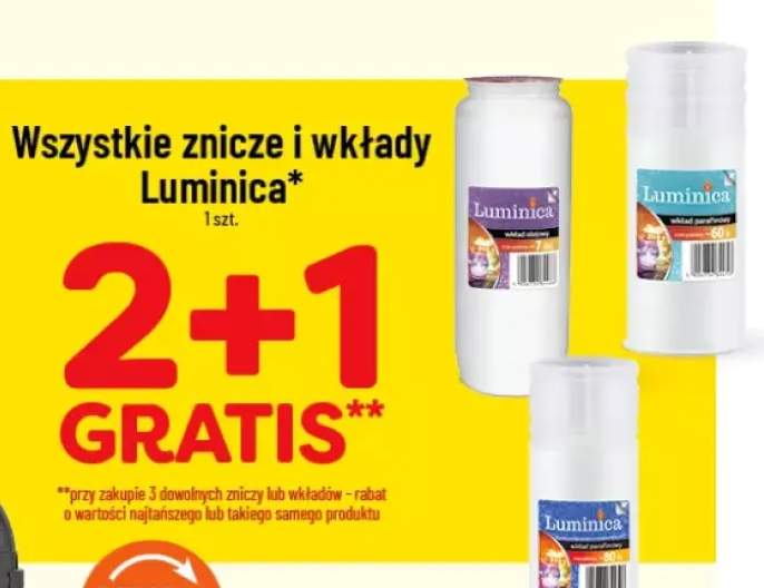 wkład do znicza