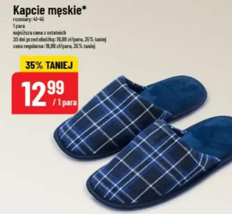 kapcie męskie