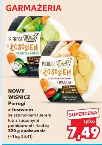 łosoś ze szpinakiem