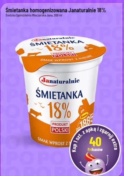 śmietana homogenizowana