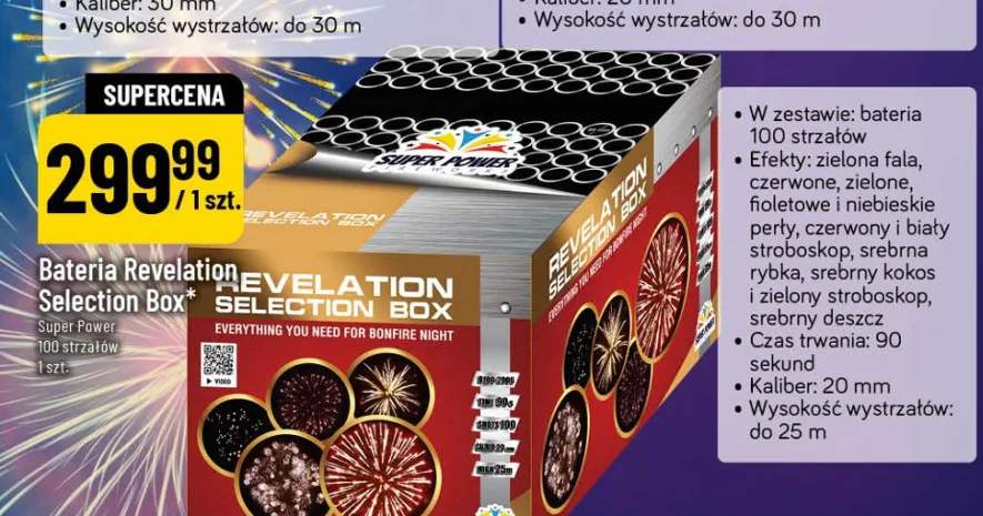 fajerwerki bateria