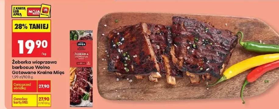 żeberka wieprzowe wolno gotowane