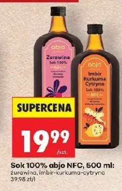 sok z żurawiny