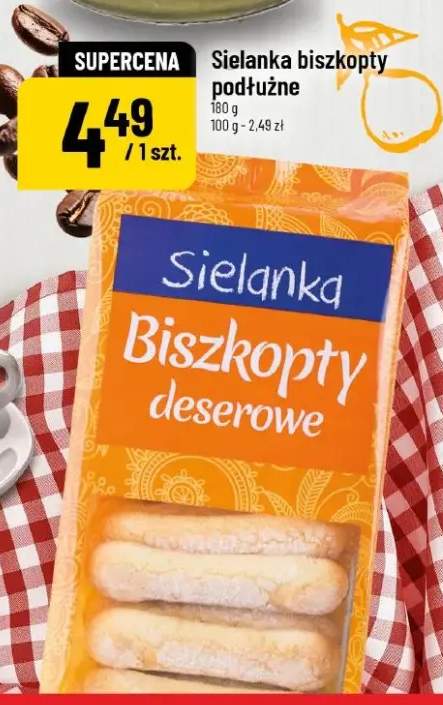 Biszkopty podłużne