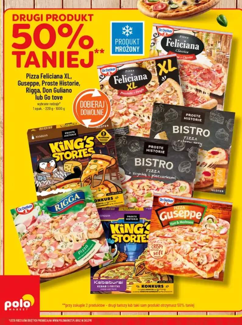 Pizza Feliciana XL, Guseppe, Proste Historie, Rigga, Don Guliano lub Go tove