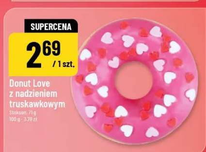 Donut Love z nadzieniem truskawkowym