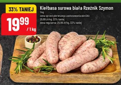 Kiełbasa surowa biała Rzeźnik Szymon