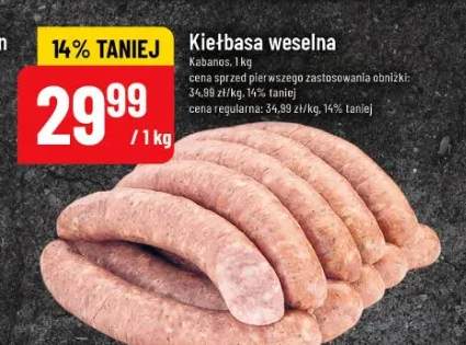 Kiełbasa weselna Kabanos