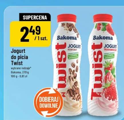 Jogurt do picia Twist