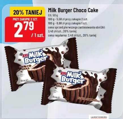Baton Milk Burger Choco Cake