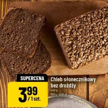 Chleb słonecznikowy bez drożdży