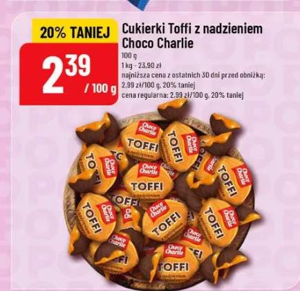 Cukierki toffi z nadzieniem choco charlie