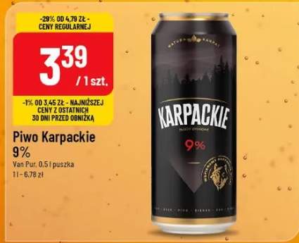 Piwo Karpackie 9%
