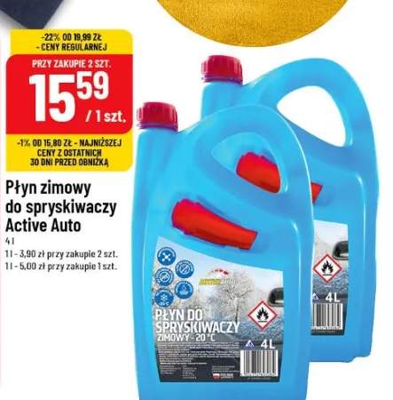 Płyn zimowy do spryskiwaczy Active Auto