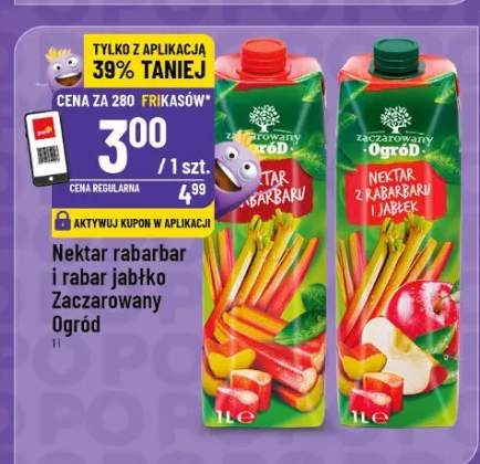 Nektar rabarbar i rabar jabłko Zaczarowany Ogród