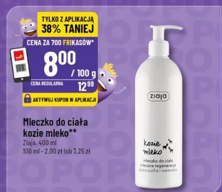 Mleczko do ciała kozie mleko