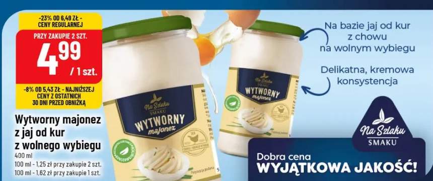 Majonez z jaj od kur z wolnego wybiegu