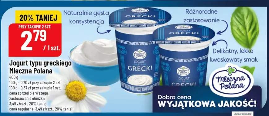 Jogurt typu greckiego