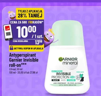 Antyperspirant roll-on Invisible