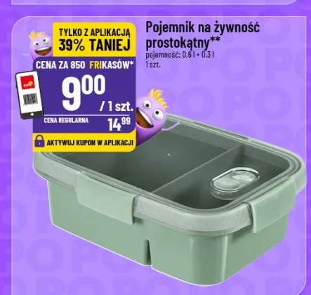 Pojemnik na żywność prostokątny