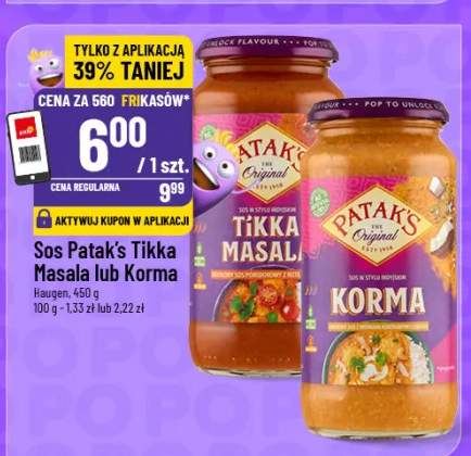 Sos Tikka Masala lub Korma