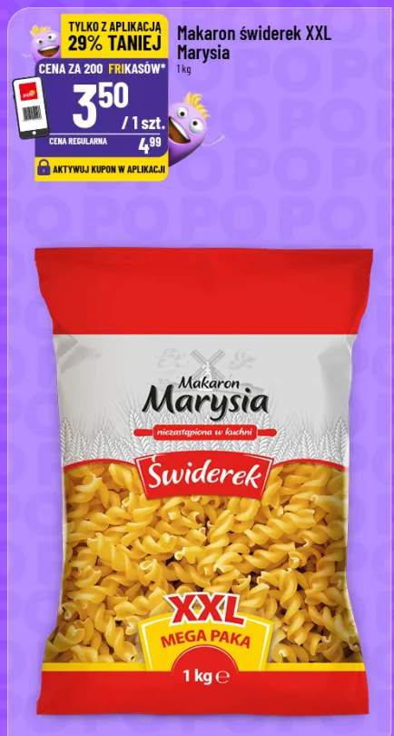 Makaron świderek XXL