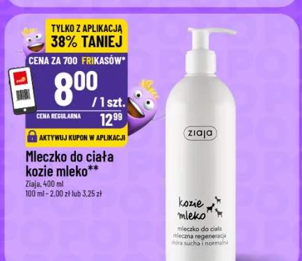 Mleczko do ciała kozie mleko