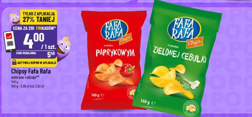 Chipsy wybrane rodzaje