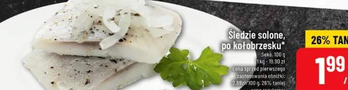 Śledzie solone, po kołobrzesku