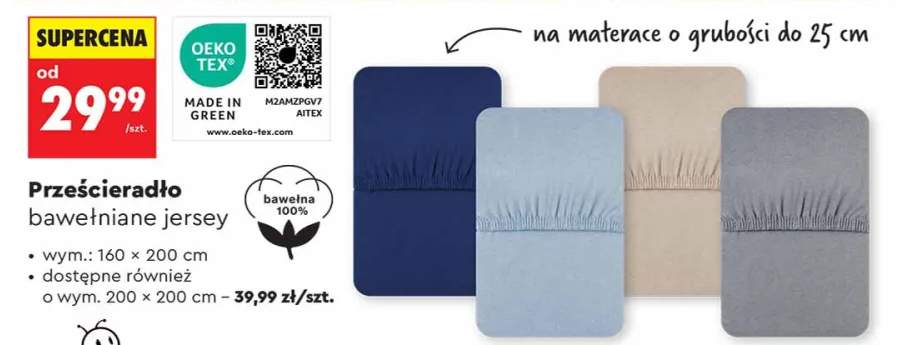 prześcieradło jersey
