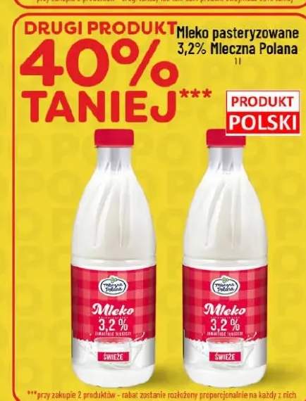 Mleko pasteryzowane 3,2% świeże