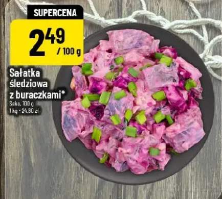 Sałatka śledziowa z buraczkami