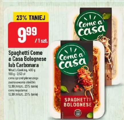 Spaghetti Come a Casa Bolognese lub Carbonara