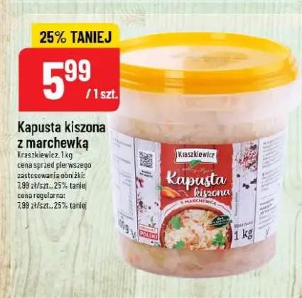 Kapusta kiszona z marchewką