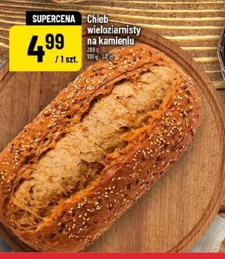 Chleb wieloziarnisty na kamieniu