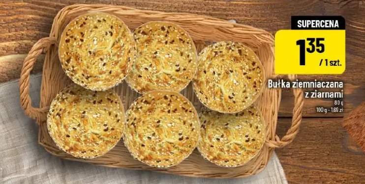 Bułka ziemniaczana z ziarnami