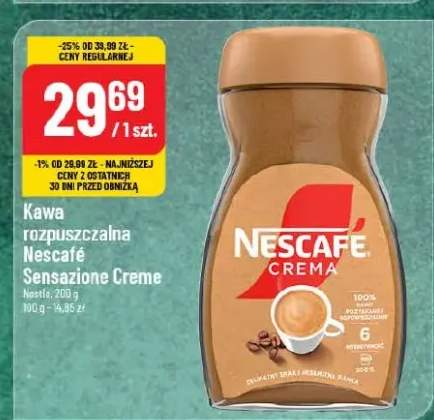 Kawa rozpuszczalna Nescafé Sensazione Creme