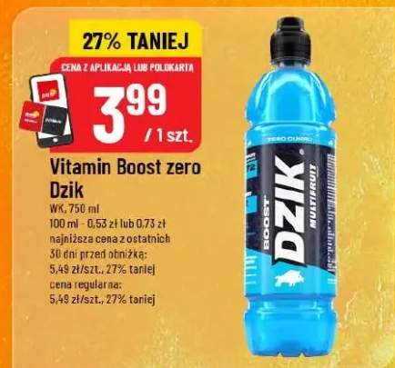 Napój Vitamin Boost zero Dzik