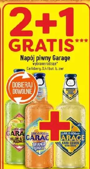 Napój Garage wybrane rodzaje