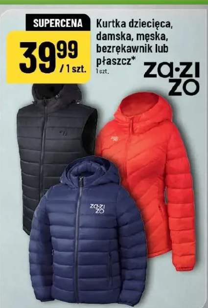 Kurtka dziecięca, damska, męska, bezrękawnik lub płaszcz