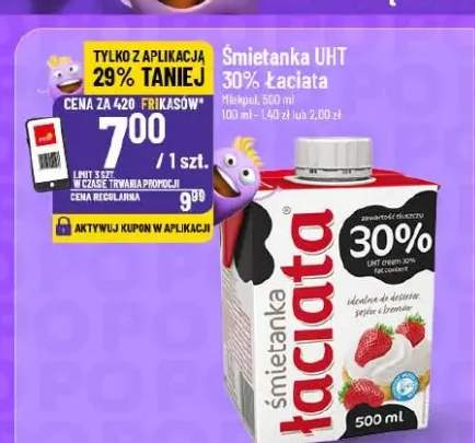 Śmietanka UHT Łaciata 30%