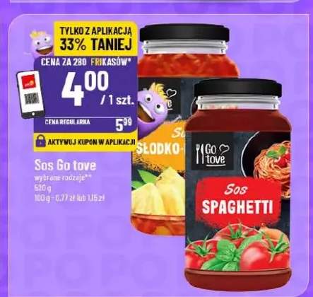 Sos Go tove spaghetti, słodko kwaśny