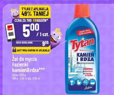 Żel do mycia łazienki kamień&rdza