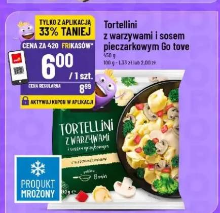 Tortellini z warzywami i sosem pieczarkowym Go tove