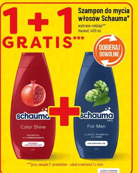 Szampon do mycia włosów Schauma wybrane rodzaje