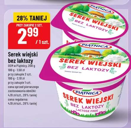 Serek wiejski bez laktozy