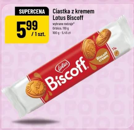 Ciastka z kremem Lotus Biscoff