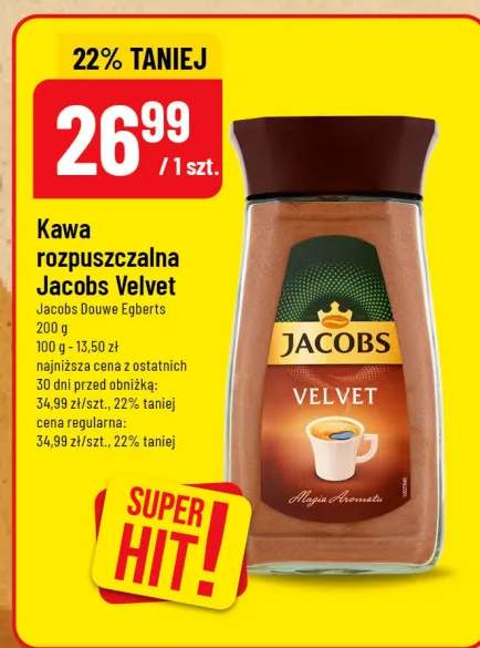 Kawa rozpuszczalna Velvet